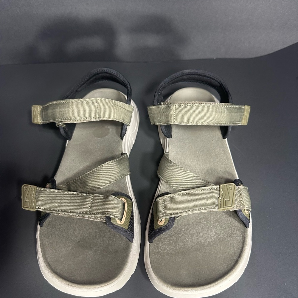 Teva Olive Green Strappy Sandals size 12 brand new w/out box and tags - Picture 2 of 11